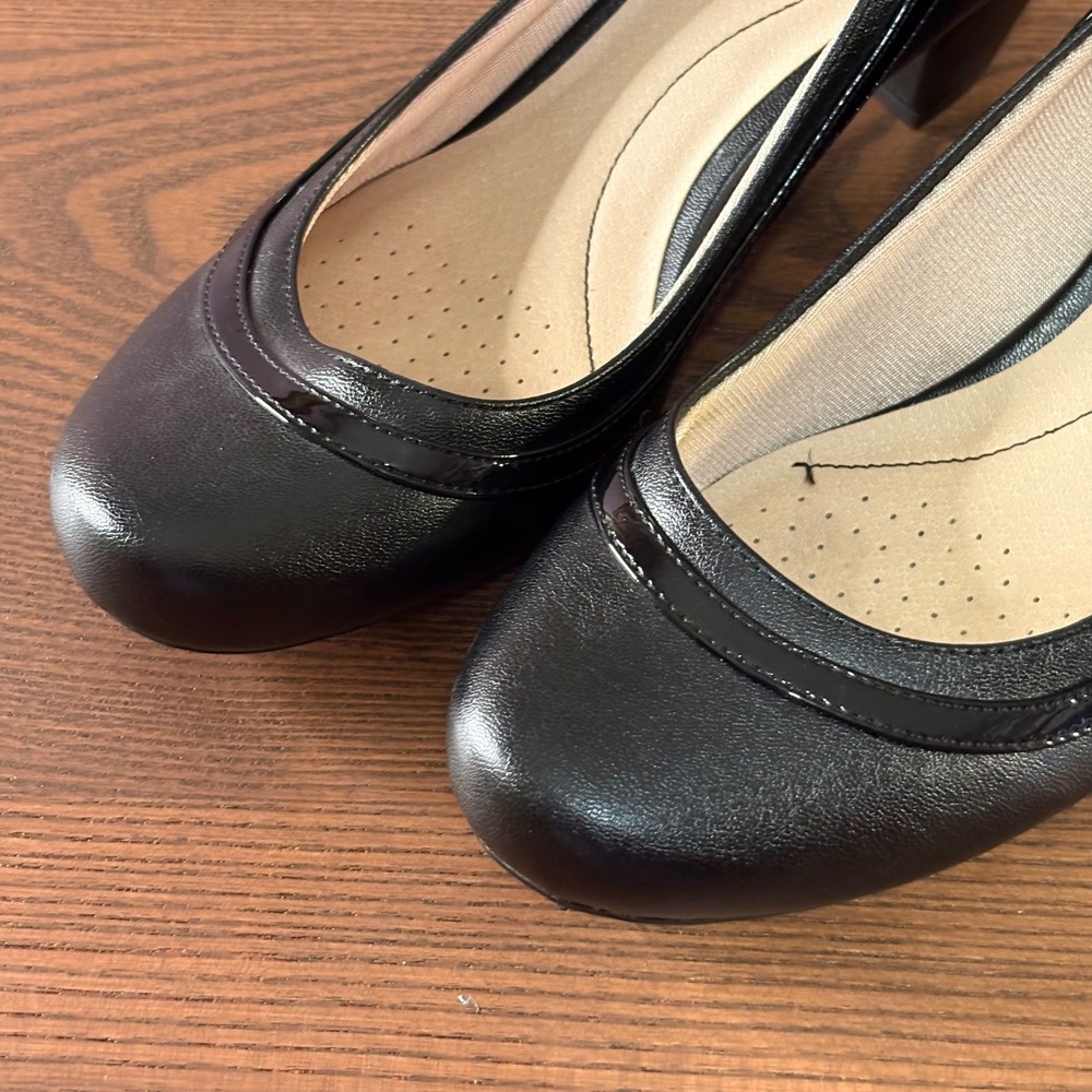 LifeStride Ricki Pumps Women 8M Black Excellent Soft System Comfort Block Heel - Picture 12 of 13